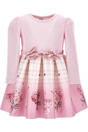 MONNALISA Floral neoprene dress