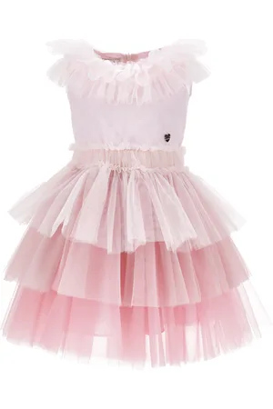 MONNALISA Tulle dress with gradient