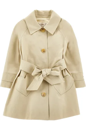 MONNALISA Gabardine trench coat