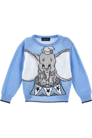 MONNALISA Dumbo intarsia merino sweater