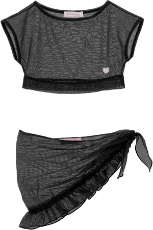 MONNALISA Stretch tulle swimsuit cover