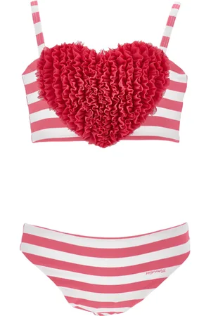 MONNALISA Two-piece swimsuit with heart