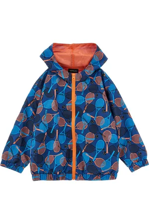 MONNALISA Windbreaker jacket with zip