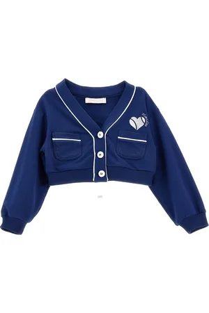 MONNALISA Open sweatshirt with pockets