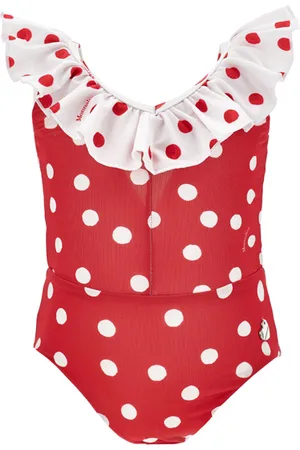 MONNALISA Polka dot one-piece swimsuit