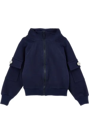 MONNALISA Sweatshirt with zip and pocket