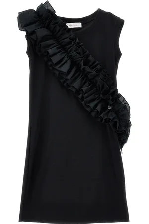 MONNALISA Sheath dress with maxi ruffle