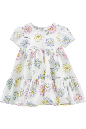 MONNALISA Daisy poplin dress