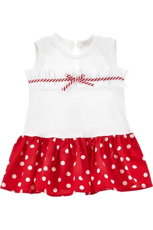 MONNALISA Low-waisted organic cotton dress
