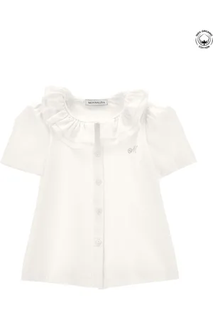 MONNALISA Patty cotton jersey shirt