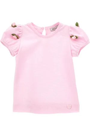 MONNALISA Jersey T-shirt with little roses