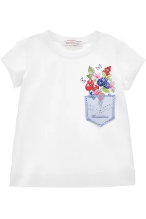 MONNALISA Cotton T-shirt with pocket