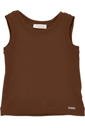 MONNALISA Basic ribbed tank top