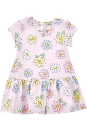 MONNALISA Low waist daisy dress