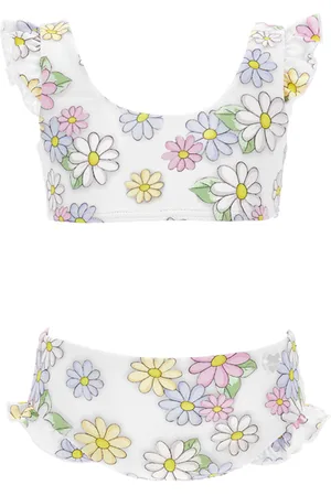 MONNALISA Two-piece daisy beachwear