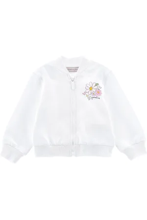 MONNALISA Cotton sweatshirt with zip