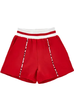 MONNALISA Two-tone animal print shorts