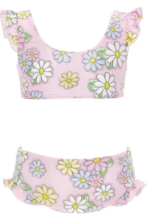 MONNALISA Two-piece daisy beachwear