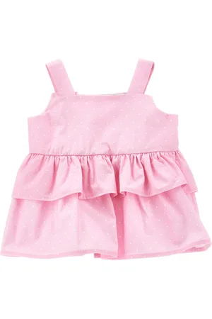 MONNALISA Double gala poplin top
