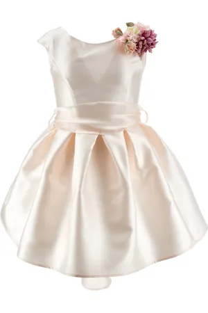 MONNALISA Adele mikado dress with train