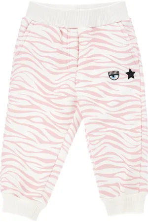 Chiara Ferragni CF Zebra jersey joggers