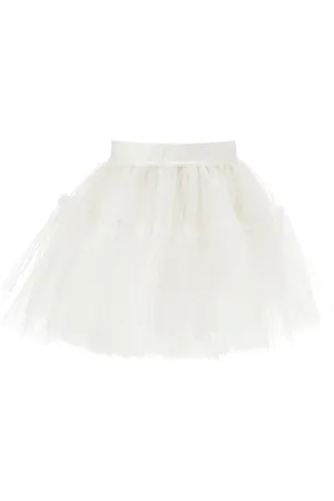 MONNALISA Silk tulle tutu skirt
