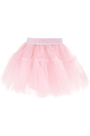 MONNALISA Silk tulle tutu skirt