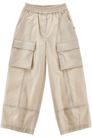MONNALISA Parachute canvas cargo pants
