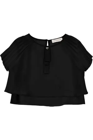 MONNALISA Pleated cocktail top