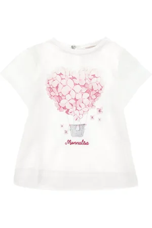 MONNALISA Hot air balloon print T-shirt