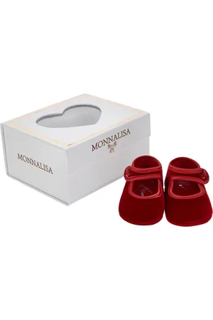 MONNALISA Velvet ballet flats