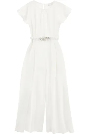 MONNALISA Matte satin one-piece suit