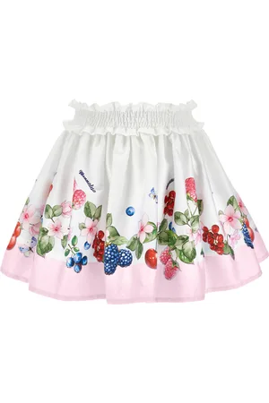 MONNALISA Cotton sateen skirt