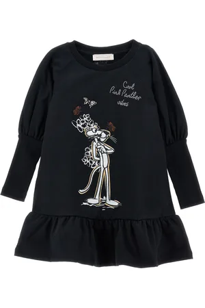 MONNALISA Pink Panther sweatshirt dress