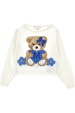 MONNALISA Jacquard pullover with cashmere