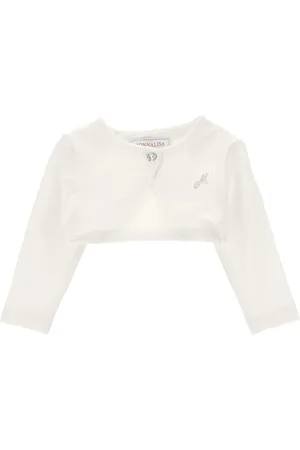 MONNALISA Crepe cotton cardigan