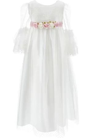 MONNALISA Seville dress tulle polka dots