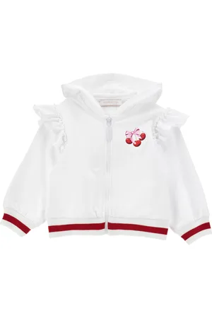 MONNALISA Cotton fleece hoodie