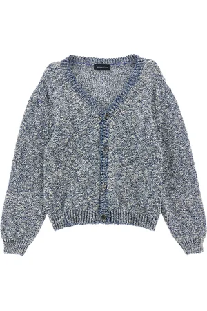 MONNALISA Boucle cotton cardigan
