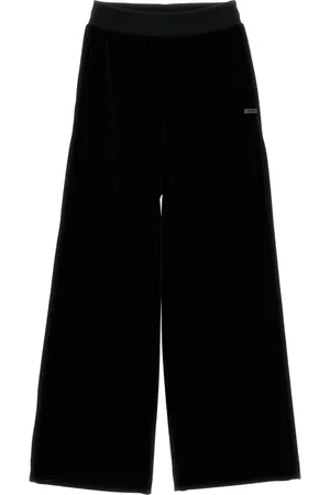 MONNALISA Chenille palazzo trousers