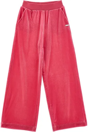MONNALISA Chenille palazzo trousers