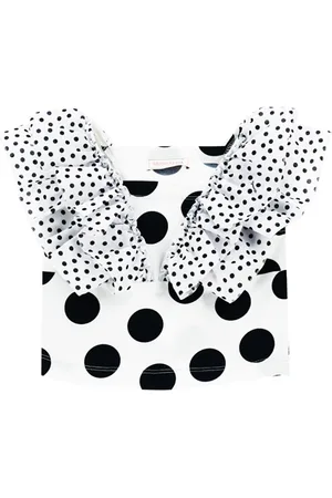 MONNALISA Polka dot jersey top