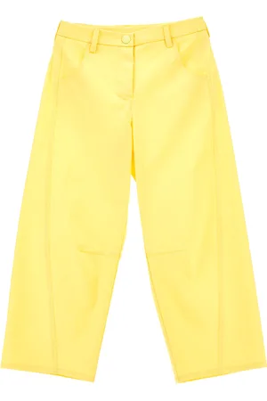 MONNALISA Cropped gabardine trousers