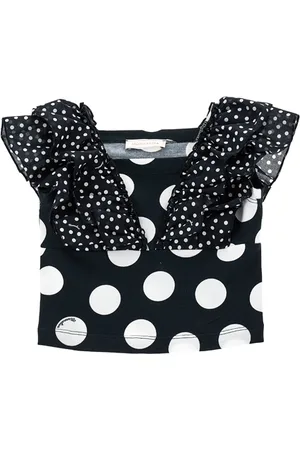 MONNALISA Polka dot jersey top