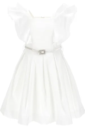 MONNALISA Faille dress with trim