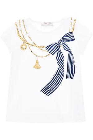 MONNALISA Necklace print T-shirt