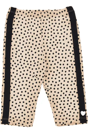 MONNALISA Polka dot cycling-style leggings