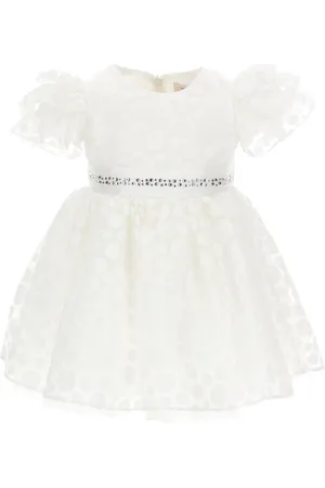 MONNALISA Polka dot organza dress
