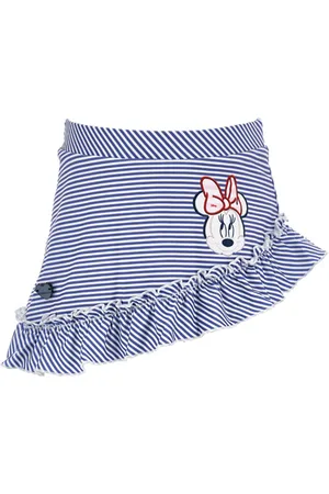 MONNALISA Striped Minnie pareo skirt