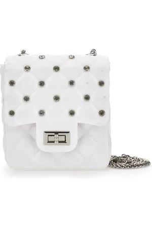 MONNALISA PVC bag with rhinestones